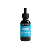 Load image into Gallery viewer, A black 30ml dropper bottle labeled "Vitacanna 700mg Broad Spectrum CBD Oil" features a blue label and contains broad spectrum CBD oil from organic hemp.