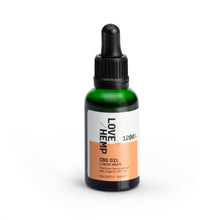 Load image into Gallery viewer, Love Hemp 1200mg Valencia Orange CBD Oil - 30ml - Associated CBD