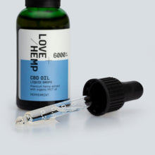 Load image into Gallery viewer, Love Hemp 6000mg Peppermint CBD Oil - 30ml - Associated CBD