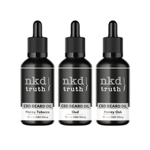 Load image into Gallery viewer, NKD 150mg CBD Infused Speciality Beard Oils 30ml - Associated CBD