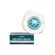 Load image into Gallery viewer, Voyager 100mg CBD Lavender & Frankincense Bath Block - 100g - Associated CBD