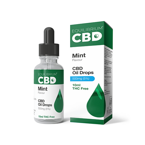 500mg Equilibrium CBD Oil 10ml - Mint Flavour (BUY 1 GET 1 FREE)