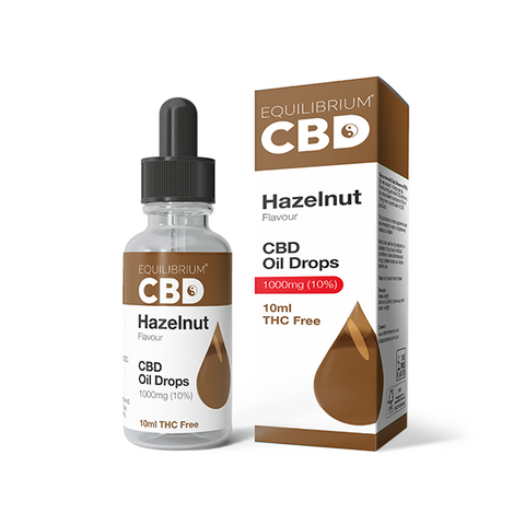 1000mg Equilibrium CBD Oil 10ml - Hazelnut Flavour (BUY 1 GET 1 FREE!)