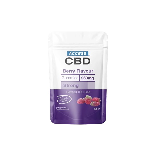 Access CBD 250mg CBD Berry Gummies (62g) - Associated CBD