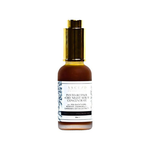 Ascend 150mg CBD Phyto-Retinol Night Serum - 30ml - Associated CBD