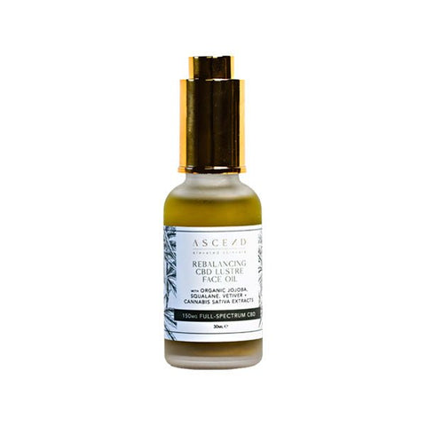 Ascend 150mg CBD Reblancing Lustre Face Oil - 30ml - Associated CBD