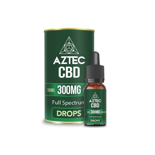 Aztec CBD Full Spectrum Hemp Oil 300mg CBD 10ml - Associated CBD