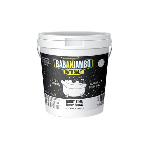 Babanjambo 100mg CBD Lavender & Vanilla Night Time Bath Salt - 900g - Associated CBD