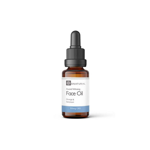 Bnatural 100mg CBD Award Winning Face Oil - 30ml - Associated CBD