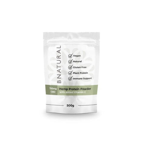 Bnatural 750mg Full Spectrum CBD Hemp Protein Powder - 500g - Associated CBD