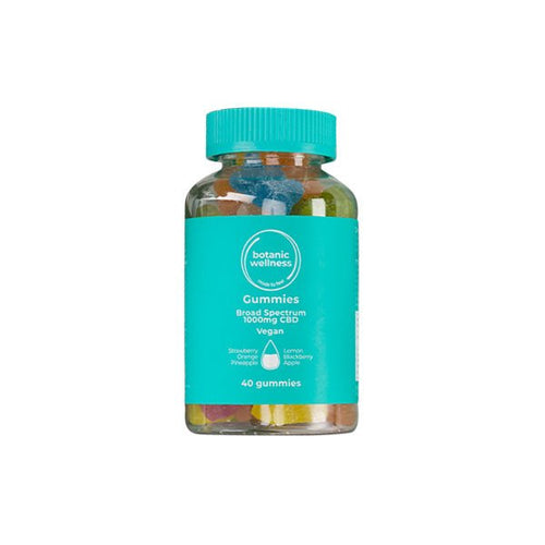 Botanic Wellness 1000mg CBD Gummies - 40 Pieces - Associated CBD