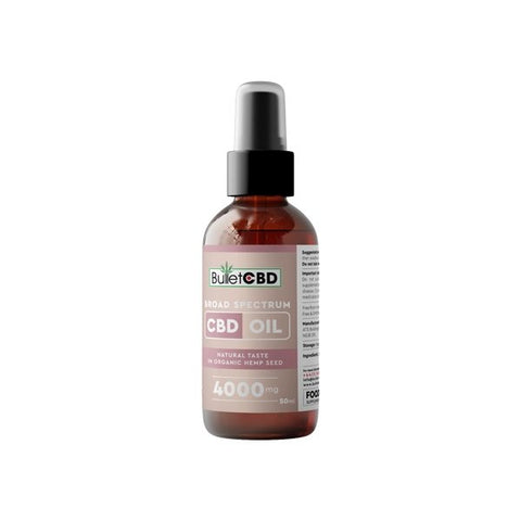 Bullet CBD 4000mg Broad Spectrum CBD Oil Spray - 50ml - Associated CBD