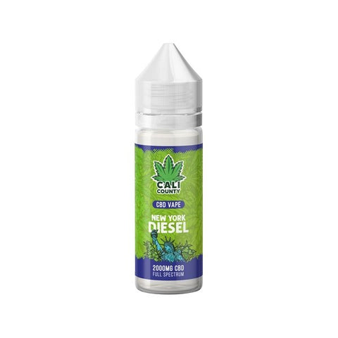 Cali County 2000mg Full Spectrum CBD E-liquid 50ml (60PG/40VG) - Associated CBD