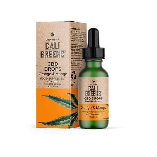 Cali Greens 3000mg CBD Oral Drops - 30ml - Associated CBD