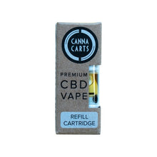 Load image into Gallery viewer, Cannacarts Premium CBD Vape Refill Cartridge - Associated CBD
