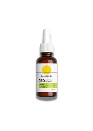 Cannaray Bright Days CBD Oil 1500mg Citrus 30ml - Associated CBD