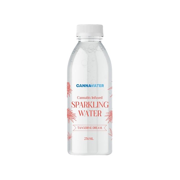 Cannawater Cannabis Infused Tangerine Dream Sparkling Water 250ml - Associated CBD