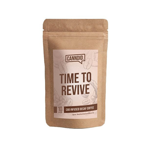 Canndid 100mg CBD Infused Decaf Coffee - 100g - Associated CBD