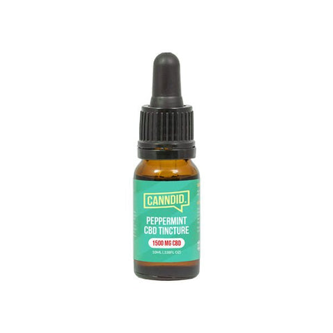 Canndid 1500mg CBD Tincture Oil 10ml - Peppermint - Associated CBD