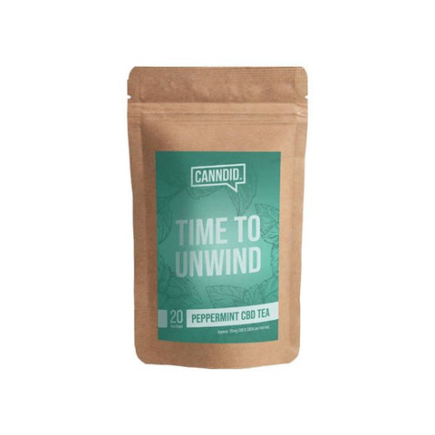 Canndid 200mg CBD Peppermint Tea Bags - 20 Bags - Associated CBD