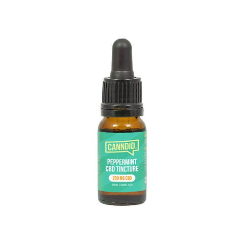 Canndid 250mg CBD Tincture Oil 10ml - Peppermint - Associated CBD