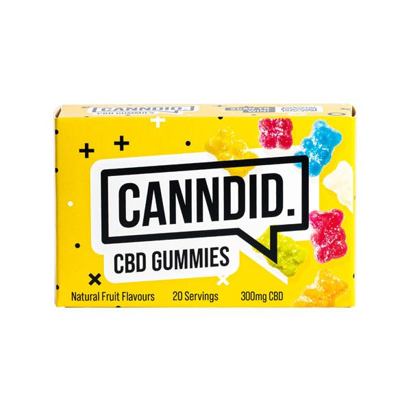 Canndid 300mg CBD Gummies - 20 Pieces (BUY 2 GET 1 FREE) - Associated CBD