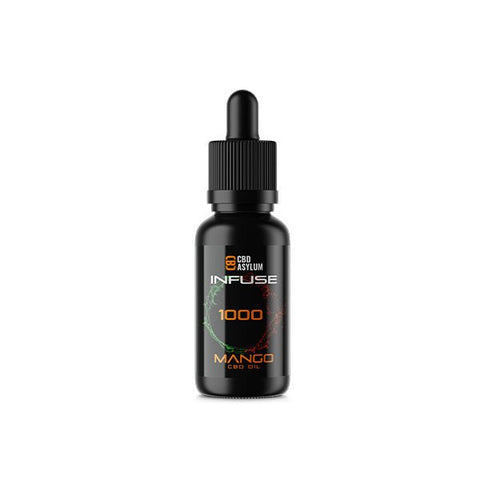 CBD Asylum Infuse 1000mg CBD Mango Oil - 30ml (BUY 1 GET 2 FREE) - Associated CBD