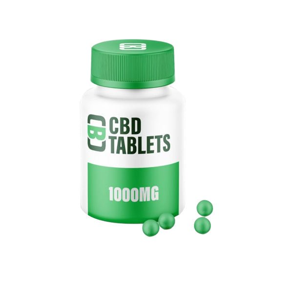 CBD Asylum Tablets 1000mg CBD 100 Tablets (BUY 1 GET 2 FREE) - Associated CBD