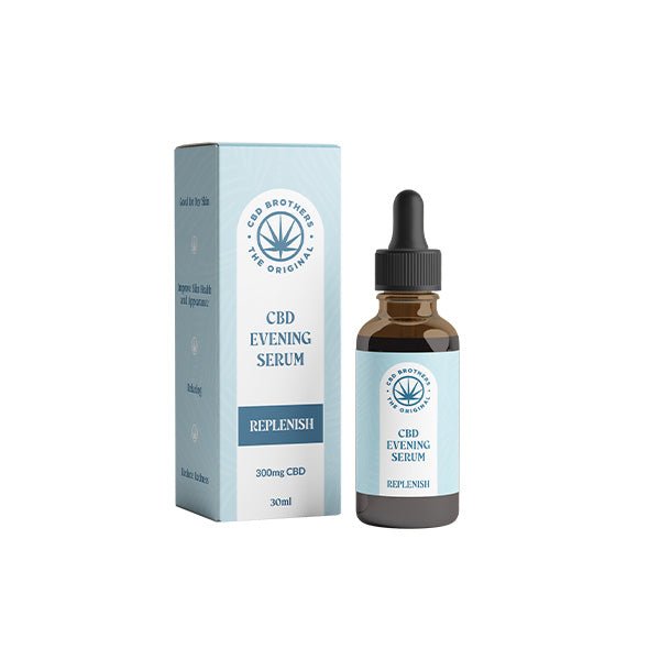 CBD Brothers 300mg CBD Evening Replenish Serum - 30ml - Associated CBD