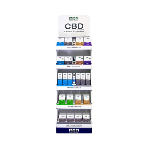 CBD by British Cannabis™ Retail Display Unit - Associated CBD