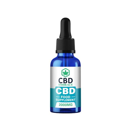 CBD Embrace 2000mg Full Spectrum CBD Food Supplement - 30ml - Associated CBD