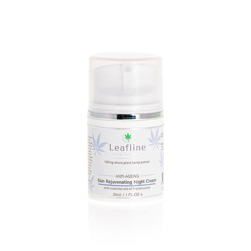 CBD Leafline 100mg CBD Skin Rejuvenating Night Cream 30ml - Associated CBD