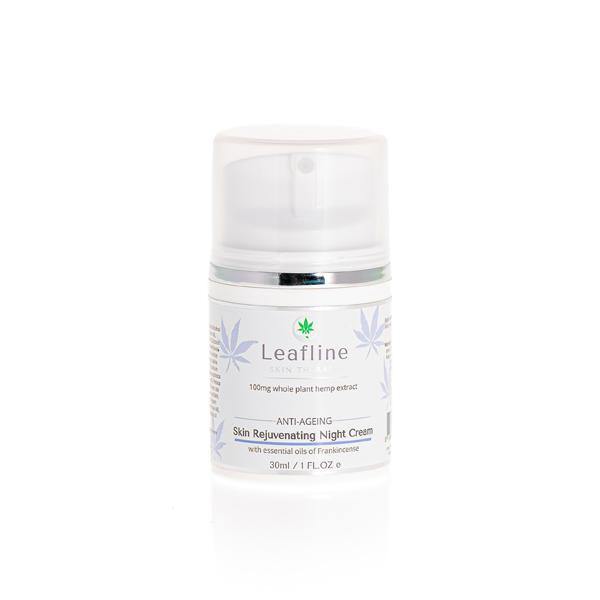 CBD Leafline 100mg CBD Skin Rejuvenating Night Cream 30ml - Associated CBD