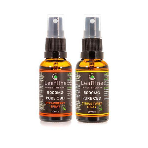 CBD Leafline 5000mg CBD MCT Oil Spray - 30ml - Associated CBD