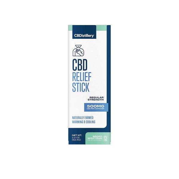 CBDistillery 500mg CBD Broad Spectrum Relief Stick - Associated CBD