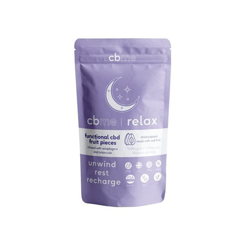 CBME Relax 1050mg CBD Papaya Fruit Pieces - 30 Pieces - Associated CBD