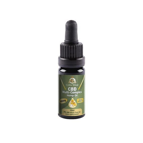Celtic Wind Crops 500mg CBD Multi-Complex Hemp Oil 10ml (Buy One Get One Free) - Associated CBD