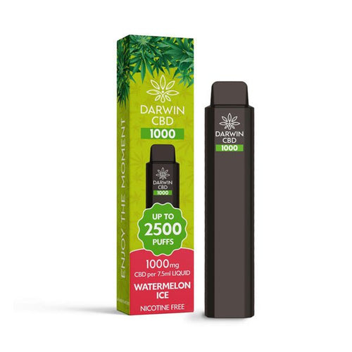 Darwin CBD 1000 Disposable Vape Device 2500 Puffs - Associated CBD