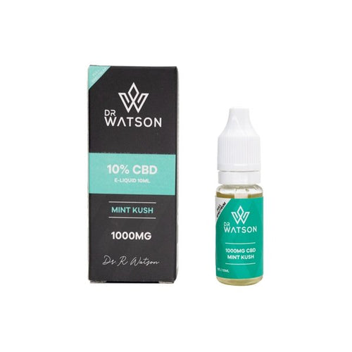 Dr Watson 1000mg Full Spectrum CBD E-liquid 10ml - Associated CBD