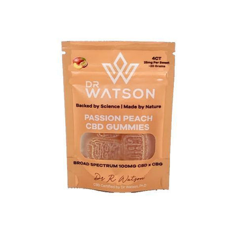 Dr Watson 100mg CBD Hemp Gummies Pack of 4 - Associated CBD