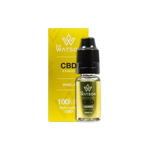 Dr Watson 100mg CBD Vaping Liquid 10ml - Associated CBD