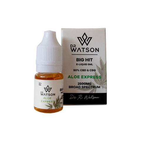 Dr Watson Big Hit 2500mg CBD & CBG E-liquid 5ml - Associated CBD