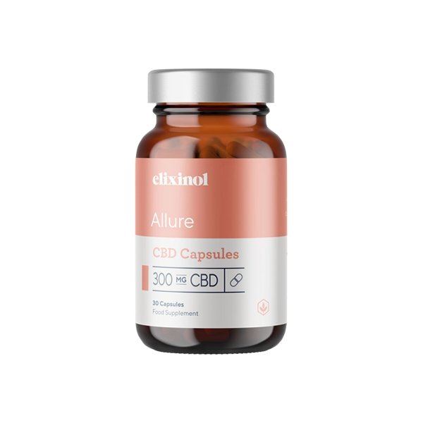 Elixinol 300mg CBD Allure Capsules - 30 Caps - Associated CBD