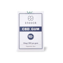 Load image into Gallery viewer, Endoca 100mg CBD Peppermint Chewing Gum - 10 Pcs
