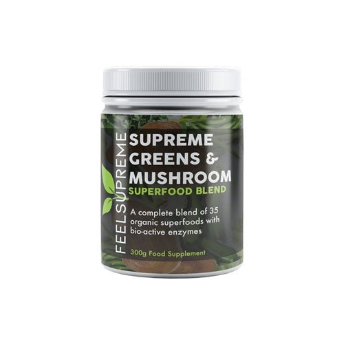 Feel Supreme Supreme Greens & Mushroom Superfood Blend - 300g - Associated CBD