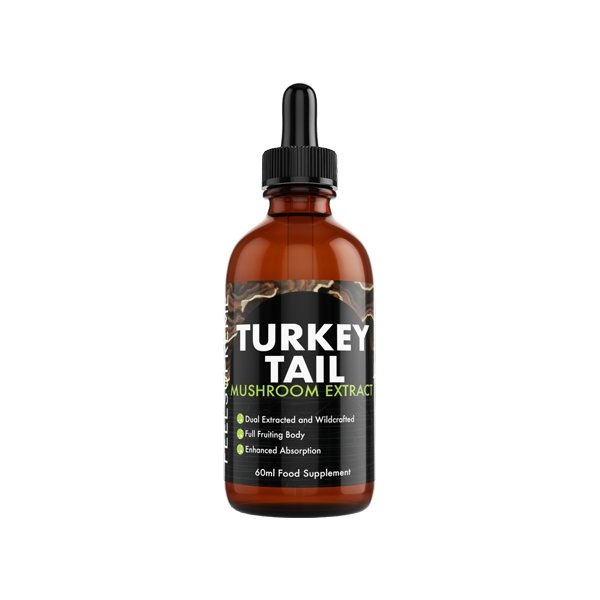 Feel Supreme Turkey Tail Mushroom Liquid Tincture - 60ml - Associated CBD