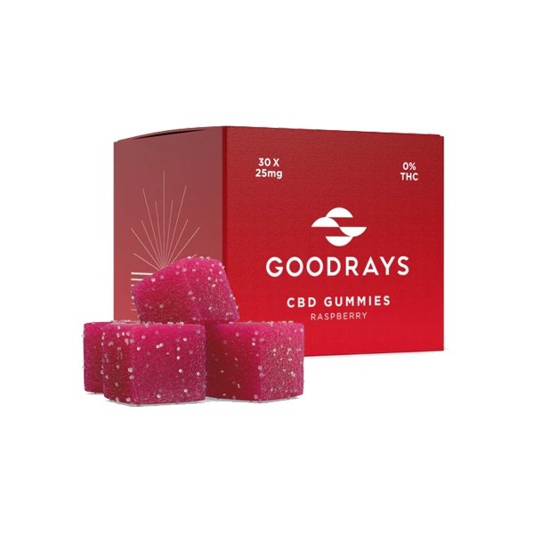Goodrays 750mg CBD Gummies - 30 Pieces - Associated CBD
