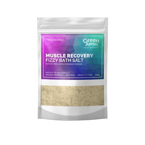 Green Apron 100mg CBD Muscle Recovery Bath Salts 500g Associated CBD