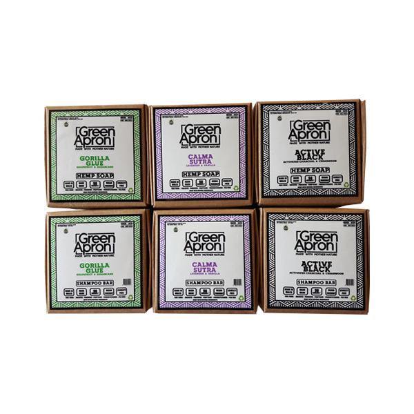 Green Apron 100mg CBD Soap & Shampoo - 6 Pack - Associated CBD