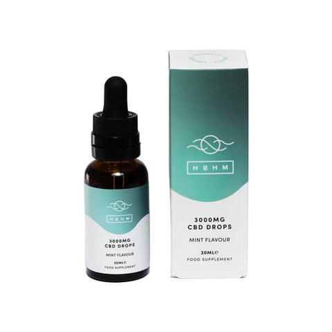 HBHM 3000mg CBD MCT Oil - 30ml - Associated CBD